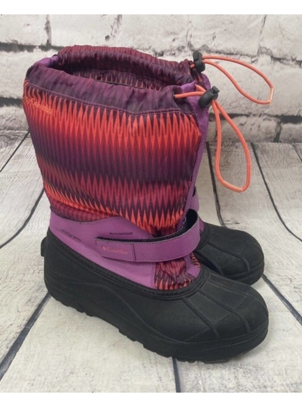 Columbia Purple and Black Waterproof Winter Boot
